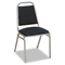 Alera Continental Series Square Back Stacking Chairs, Blue Fabric Upholstery, 4/Carton ALESC68FA20C