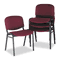 Alera Continental Series Stacking Chairs, Burgundy Fabric Upholstery, 4/Carton ALESC67FA30B