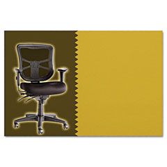 Alera Elusion Series Mesh Mid-Back Swivel/Tilt Chair, Persuasion Vinyl Butterscotch ALEEL42BHPERBUT