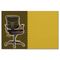 Alera Elusion Series Mesh Mid-Back Swivel/Tilt Chair, Persuasion Vinyl Butterscotch ALEEL42BHPERBUT
