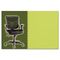 Alera Elusion Series Mesh Mid-Back Swivel/Tilt Chair, Persuasion Vinyl Citronella ALEEL42BHPERCIT