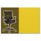 Alera Elusion Series Mesh Mid-Back Swivel/Tilt Chair, Persuasion Vinyl Maize ALEEL42BHPERMAI