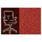 Alera Elusion Series Mesh Mid-Back Swivel/Tilt Chair, Whirl Tomato ALEEL42BSWHITOM