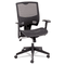 Alera Epoch Series All Mesh Multifunction Mid-Back Chair, Black Back/Seat ALEEP4218