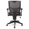 Alera Epoch Series All Mesh Multifunction Mid-Back Chair, Black Back/Seat ALEEP4218