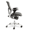 Alera EQ Series Ergonomic Multifunction Mid-Back Mesh Chair, Aluminum Base ALEEQA42ME10A