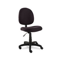 Alera Essentia Series Swivel Task Chair, Acrylic, Black ALEVT48FA10B