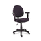 Alera Essentia Series Swivel Task Chair, Acrylic, Black ALEVT48FA10B