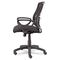 Alera Etros Series Mesh Mid-Back Swivel/Tilt Chair, Black ALEET42ME10B