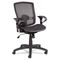 Alera Etros Series Suspension Mesh Mid-Back Synchro Tilt Chair, Mesh Back/Seat, Black ALEET4218