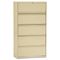 Alera Five-Drawer Lateral File Cabinet, 30w x 19-1/4d x 67h, Putty ALELA553067PY