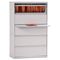 Alera Five-Drawer Lateral File Cabinet, 36w x 19-1/4d x 67h, Light Gray ALELA553667LG