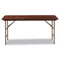 Alera Folding Table, Rectangular, 60w x 18d x 29h, Walnut ALEFT726018WA