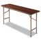 Alera Folding Table, Rectangular, 60w x 18d x 29h, Walnut ALEFT726018WA