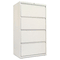 Alera Four-Drawer Lateral File Cabinet, 30w x 19-1/4d x 54h, Light Gray ALELA543054LG