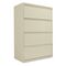 Alera Four-Drawer Lateral File Cabinet, 36w x 19-1/4d x 54h, Putty ALELA543654PY