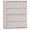 Alera Four-Drawer Lateral File Cabinet, 42w x 19-1/4d x 54h, Light Gray ALELA544254LG