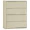 Alera Four-Drawer Lateral File Cabinet, 42w x 19-1/4d x 54h, Putty ALELA544254PY