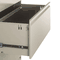 Alera Four-Drawer Lateral File Cabinet, 42w x 19-1/4d x 54h, Putty ALELA544254PY