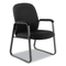 Alera Genaro Guest Chair, Black Fabric, Sled Base ALEGE43FC10B