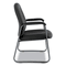 Alera Genaro Guest Chair, Black Fabric, Sled Base ALEGE43FC10B