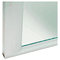 Alera Glass Door Set With Silver Frame For 72" Wide Hutch, 4 Doors/Set ALEVA301730