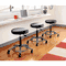 Alera Height-Adjustable Utility Stool, Black ALEUS46CS10G