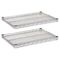 Alera Industrial Wire Shelving Extra Wire Shelves, 24w x 18d, Silver, 2 Shelves/Carton ALESW582418SR