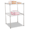 Alera Industrial Wire Shelving Extra Wire Shelves, 24w x 24d, Silver, 2 Shelves/Carton ALESW582424SR