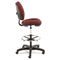Alera Interval Series Swivel Task Stool, 100% Acrylic, Tone-On-Tone Pattern, Burgundy ALEIN4631
