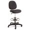 Alera Interval Series Swivel Task Stool, 100% Acrylic With Tone-On-Tone Pattern, Black ALEIN4611