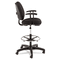 Alera Interval Series Swivel Task Stool, 100% Acrylic With Tone-On-Tone Pattern, Black ALEIN4611