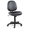 Alera Interval Series Swivel/Tilt Task Chair, Soft-Touch Leather, Black ALEIN4819