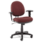 Alera Interval Swivel/Tilt Task Chair, 100% Acrylic W/ Tone-On-Tone Pattern, Burgundy ALEIN4831
