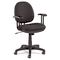 Alera Interval Swivel/Tilt Task Chair, 100% Acrylic With Tone-On-Tone Pattern, Black ALEIN4811