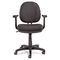 Alera Interval Swivel/Tilt Task Chair, 100% Acrylic With Tone-On-Tone Pattern, Black ALEIN4811