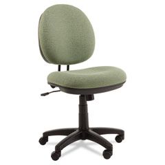 Alera Interval Swivel/Tilt Task Chair, 100% Acrylic With Tone-On-Tone Pattern, Green ALEIN4871