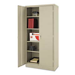 Alera Quick-Assemble Cabinet, 36w x 18d x 72h, Putty ALE85106