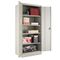 Alera Quick-Assemble Electronic Lock Cabinet, 36w x 24d x 78h, Light Gray ALE82362