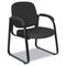 Alera Reception Lounge Series Sled Base Guest Chair, Black Fabric ALERL43CFA10B