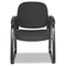 Alera Reception Lounge Series Sled Base Guest Chair, Black Fabric ALERL43CFA10B