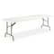 Alera Resin Rectangular Folding Table, 96w x 30d x 29h, Platinum ALE65501