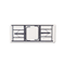 Alera Resin Rectangular Folding Table, 96w x 30d x 29h, Platinum ALE65501