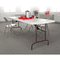 Alera Resin Rectangular Folding Table, 96w x 30d x 29h, Platinum ALE65501