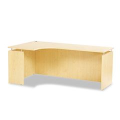 Alera SedinaAG Left-Hand Corner Return Credenza Shell, 72w x 41-3/8d x 29-1/2h, Maple ALESEL257224MP