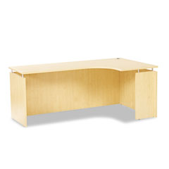 Alera SedinaAG Right-Hand Corner Return Credenza Shell, 72w x 41-3/8d x 29-1/2h, Maple ALESER257224MP