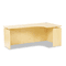 Alera SedinaAG Right-Hand Corner Return Credenza Shell, 72w x 41-3/8d x 29-1/2h, Maple ALESER257224MP