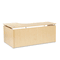 Alera SedinaAG Right-Hand Corner Return Credenza Shell, 72w x 41-3/8d x 29-1/2h, Maple ALESER257224MP