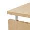Alera SedinaAG Series Straight Front Desk Shell, 66w x 30d x 29-1/2h, Maple ALESE216630MP