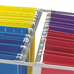 Alera Single Rail Hanging Racks for 30", 36" or 42" Files, Silver ALELA99000SR
